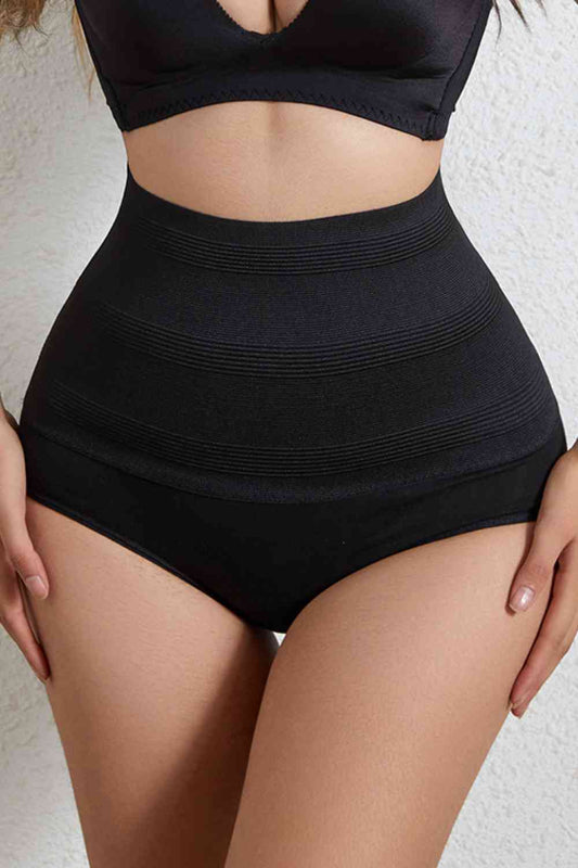 Ribbed Pull-On Shaping Shorts  Sunset and Swim Black S 