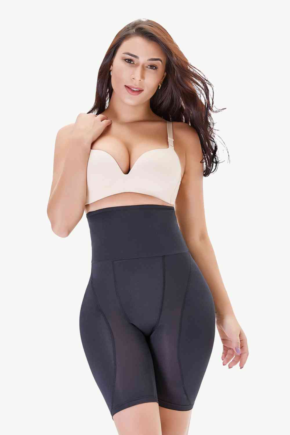Full Size High Waisted Pull-On Shaping Shorts Sunset and Swim   