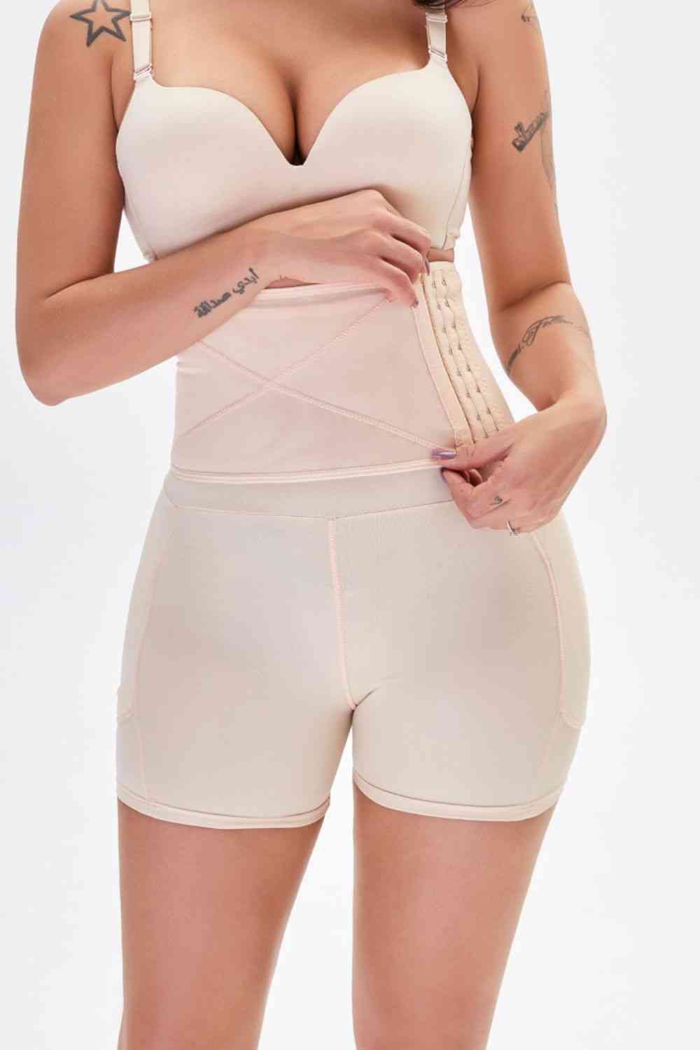 Full Size Hip Lifting Shaping Shorts  Sunset and Swim Apricot S 