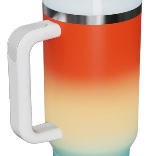 Gradient Multicolor Stainless Steel Tumbler Sunset and Swim   