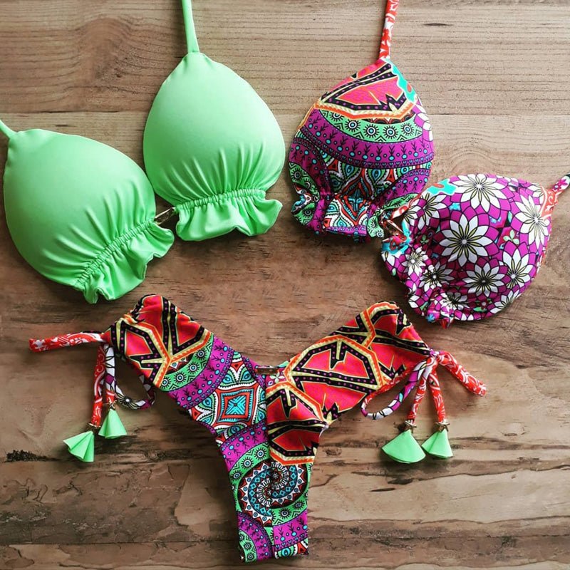 3 piece thong bikini set, 3 piece thong bikini set Suppliers and