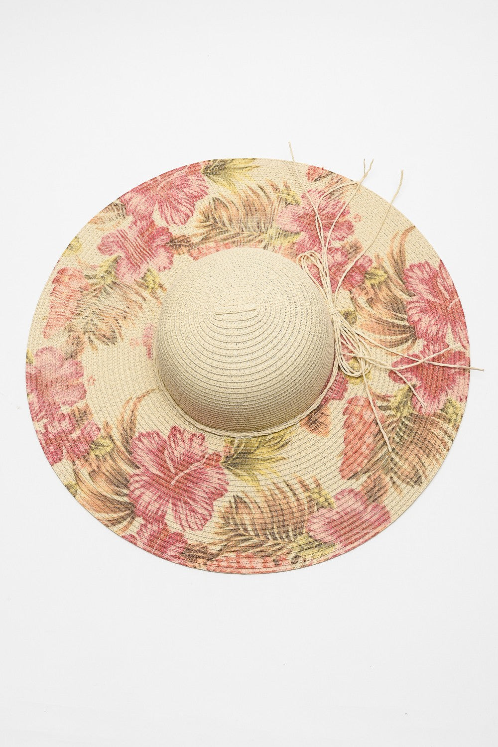 Justin Taylor Floral Bow Detail Sunhat  Sunset and Swim   