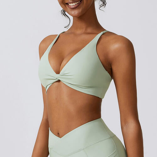 Spaghetti Strap Sport Bra Sunset and Swim   