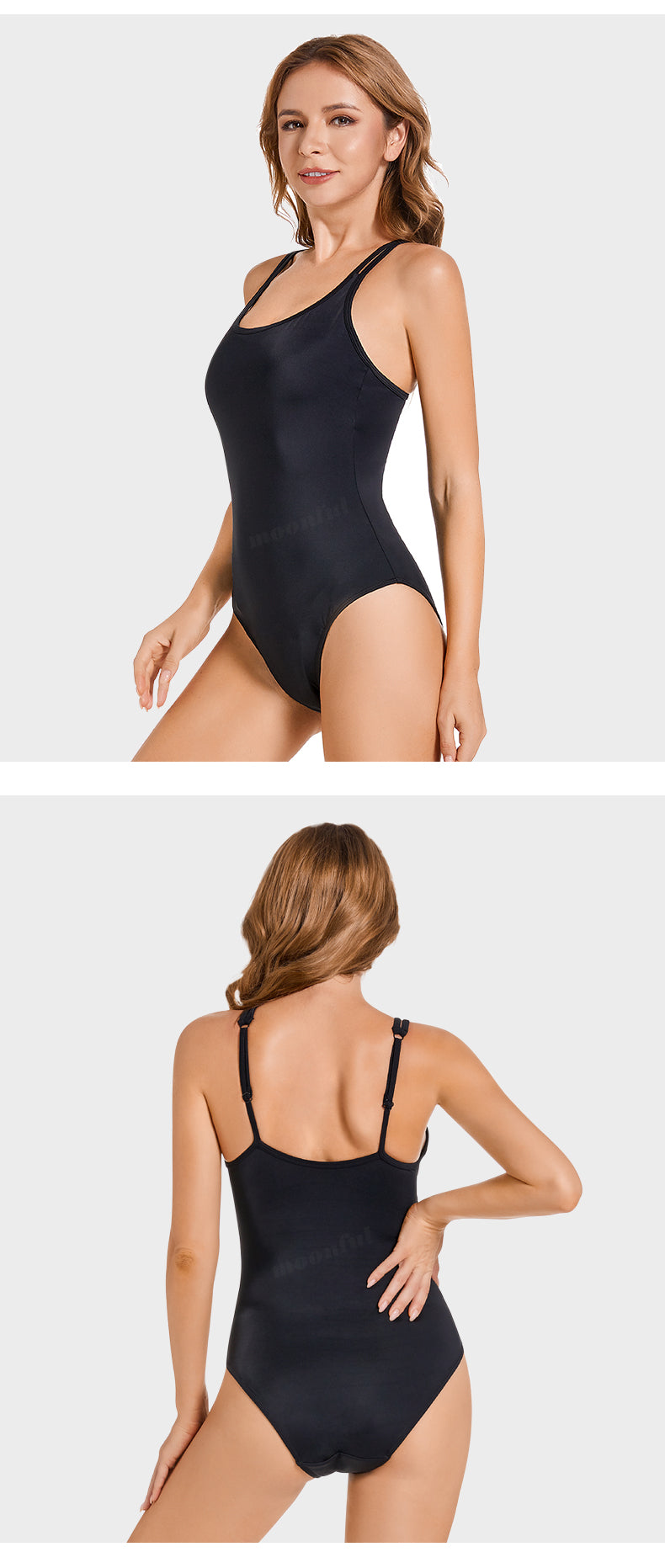 SecureSwim® Period Swimwear Adjustable Straps One Piece Swimsuit