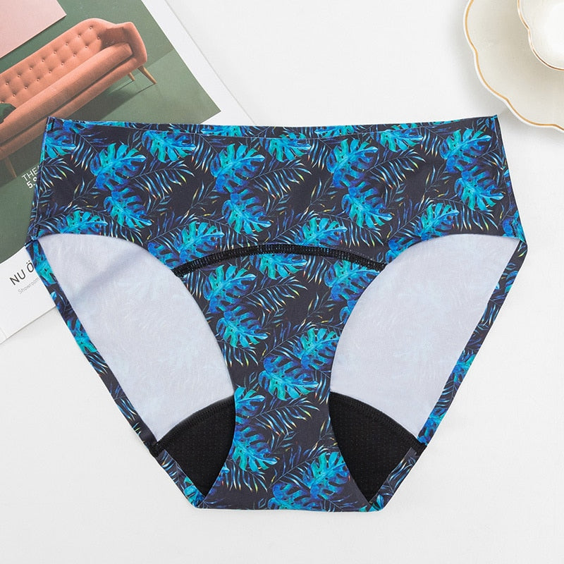 SecureSwim® Seamless Period Swimwear Bikini Bottoms  Sunset and Swim Blue XXS 