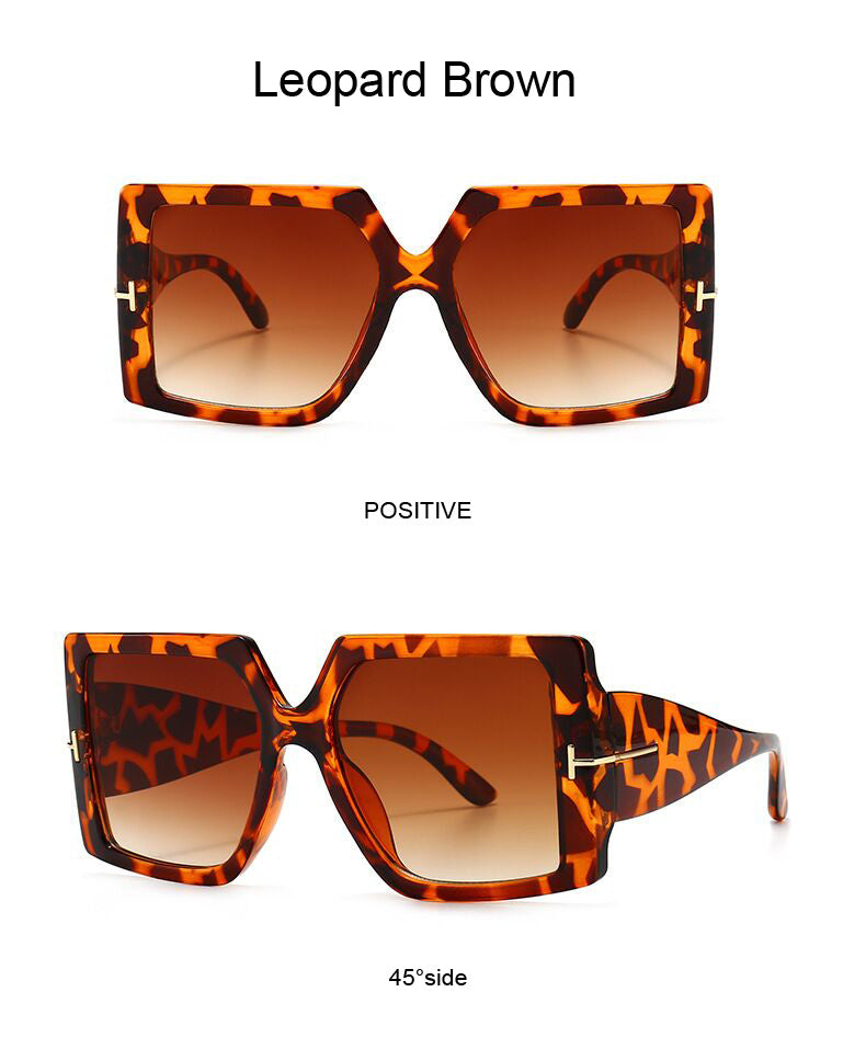 Rome Love Square Oversized Sunglasses