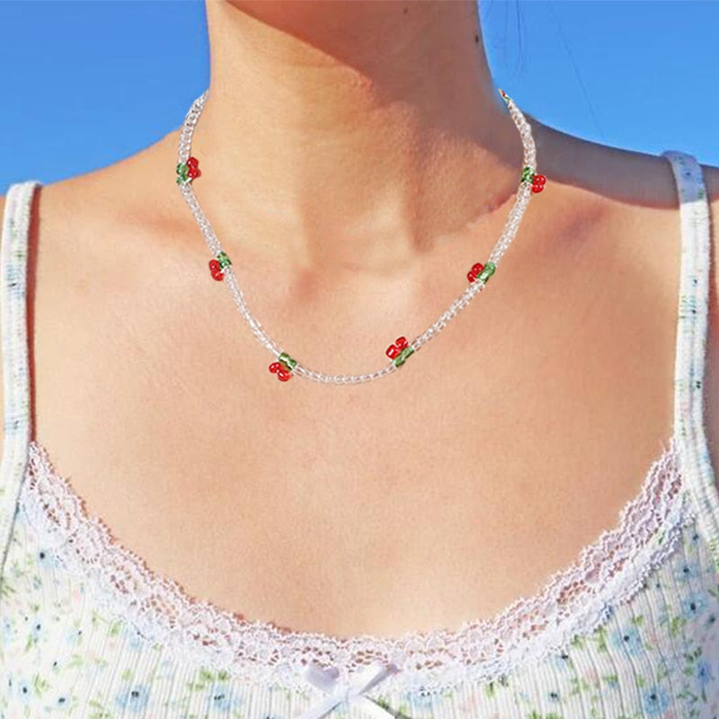 Seaside Queen Shell Choker Necklace  Sunset and Swim No.4 CS54146  
