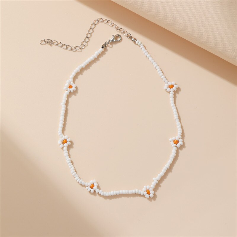 Summer Bloom Bohemian Bead Shell Necklace  Sunset and Swim No.27 5402303  