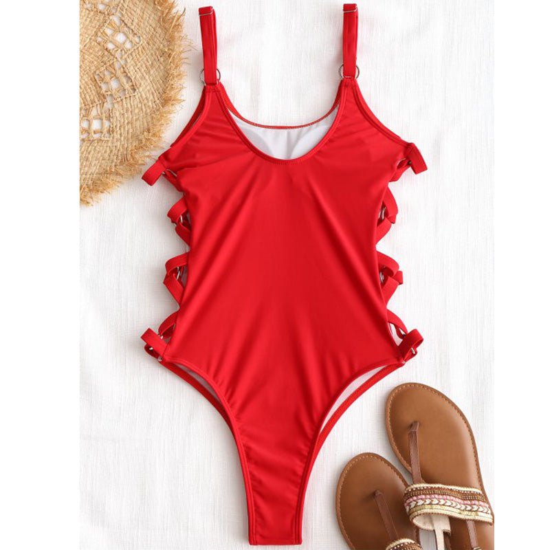 Sunset and Swim Hollow Out One Piece Swimsuit Sunset and Swim   