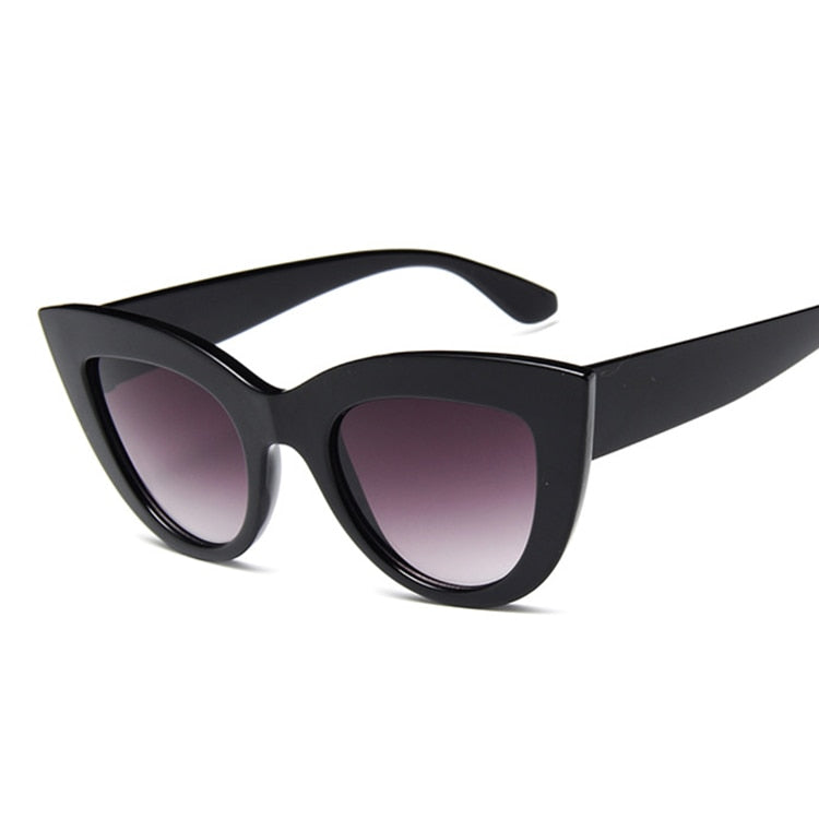 Diamond Oasis Cat Eye Sunglasses UV400  Sunset and Swim Double gray  