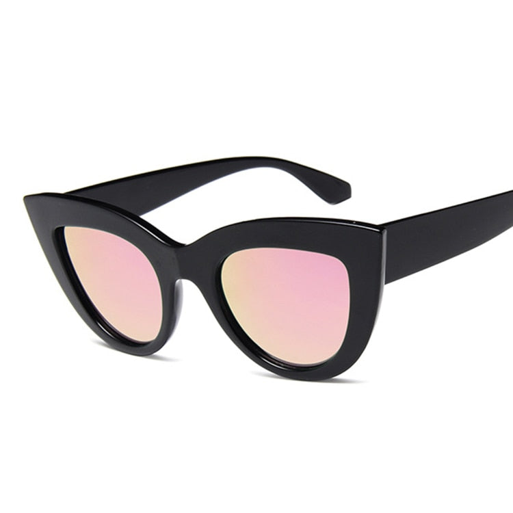 Diamond Oasis Cat Eye Sunglasses UV400  Sunset and Swim BlackPink  
