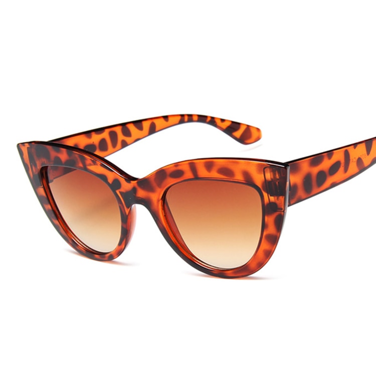 Diamond Oasis Cat Eye Sunglasses UV400  Sunset and Swim Leopard  