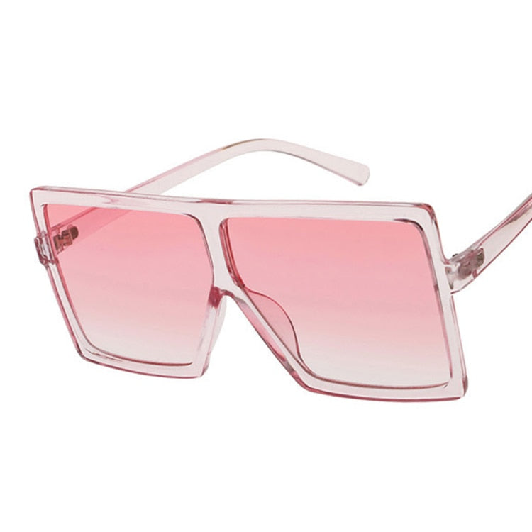 Island Goddess Shades Square Sunglasses for Women UV 400  Sunset and Swim Pink  