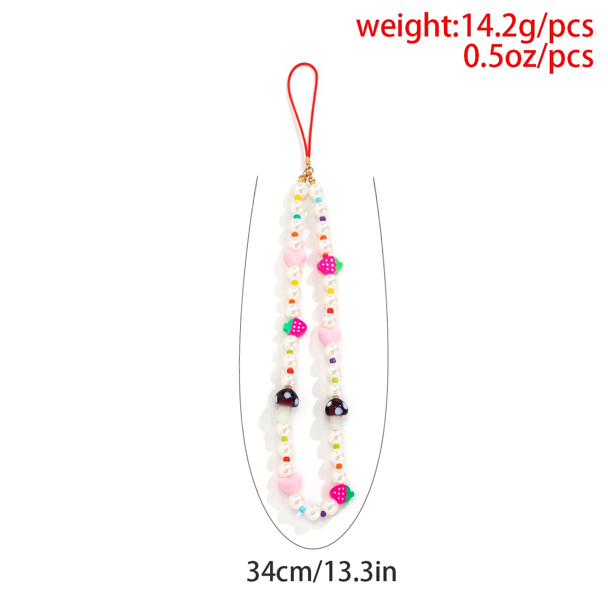 Trending Pearl Deluxe Mobile Phone Strap Phone Case Hanging Cord  Sunset and Swim   