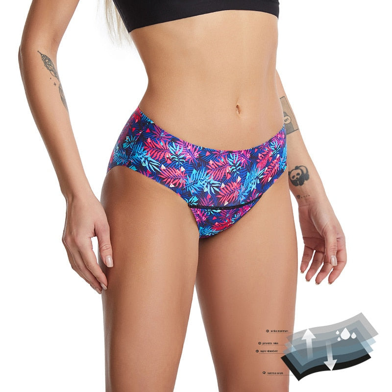 SecureSwim® Seamless Period Swimwear Bikini Bottoms  Sunset and Swim   