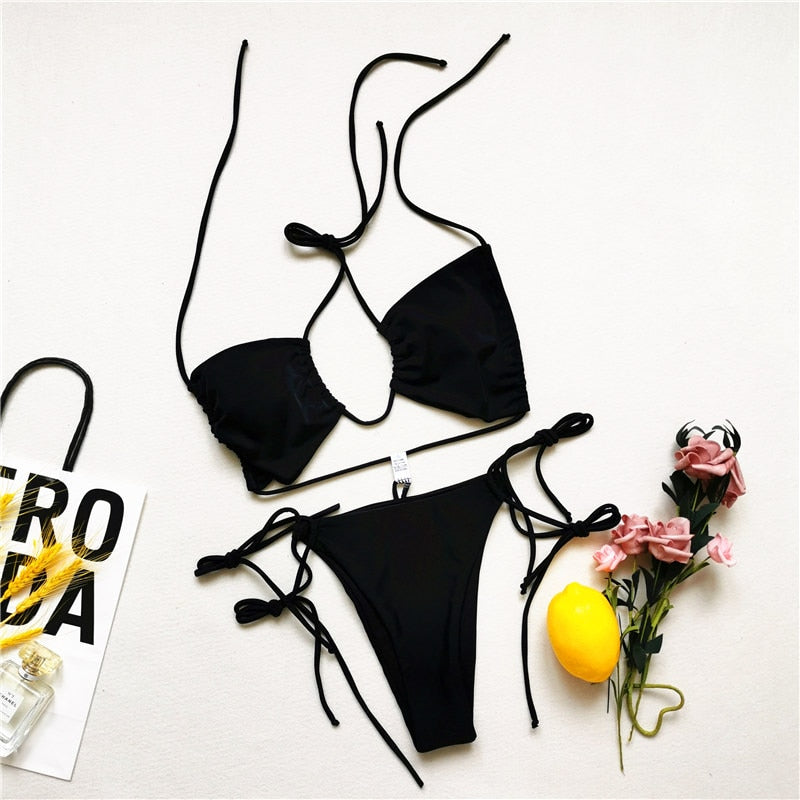 Exotic Goddess Bikini Plus Size Sizes S-5XL  Sunset and Swim Black S 