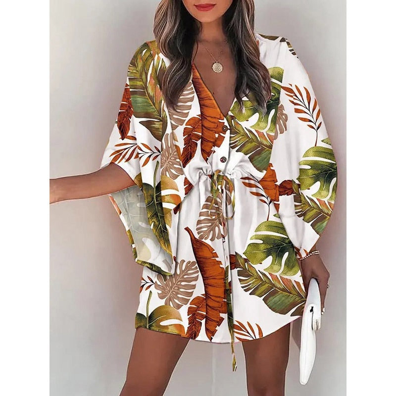 Sunset and Swim Casual Beach Dress Swimsuit Cover Up
