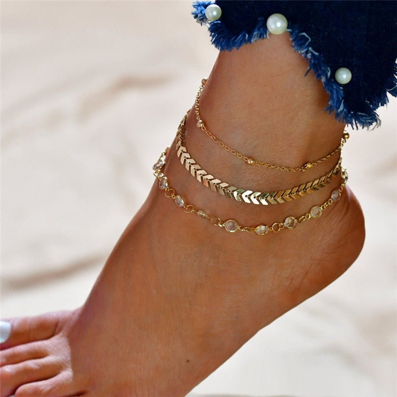 Seaside Dreams Anklet Sunset and Swim 50160  