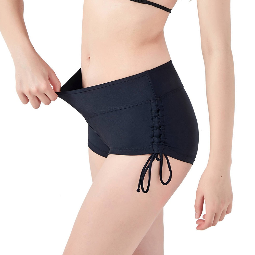  Ovariit Period Swimwear for Teens, Women - Period Swimwear  Board Shorts with Adjustable Tie (as1, Alpha, x_s, Regular, Regular) Black  : Clothing, Shoes & Jewelry
