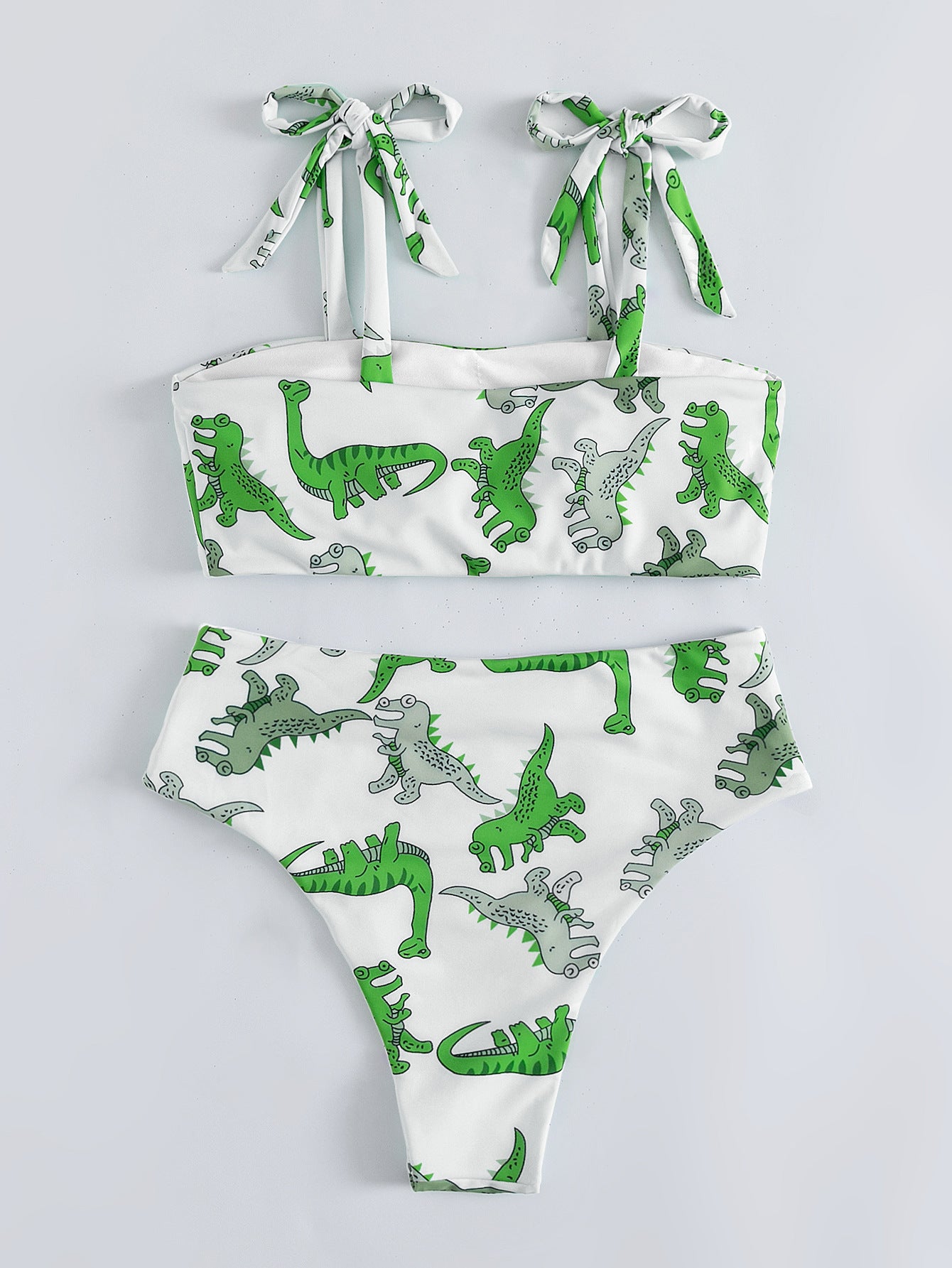 Hear Me Roar - Dinosaur Print High Waist Bikini  Sunset and Swim   