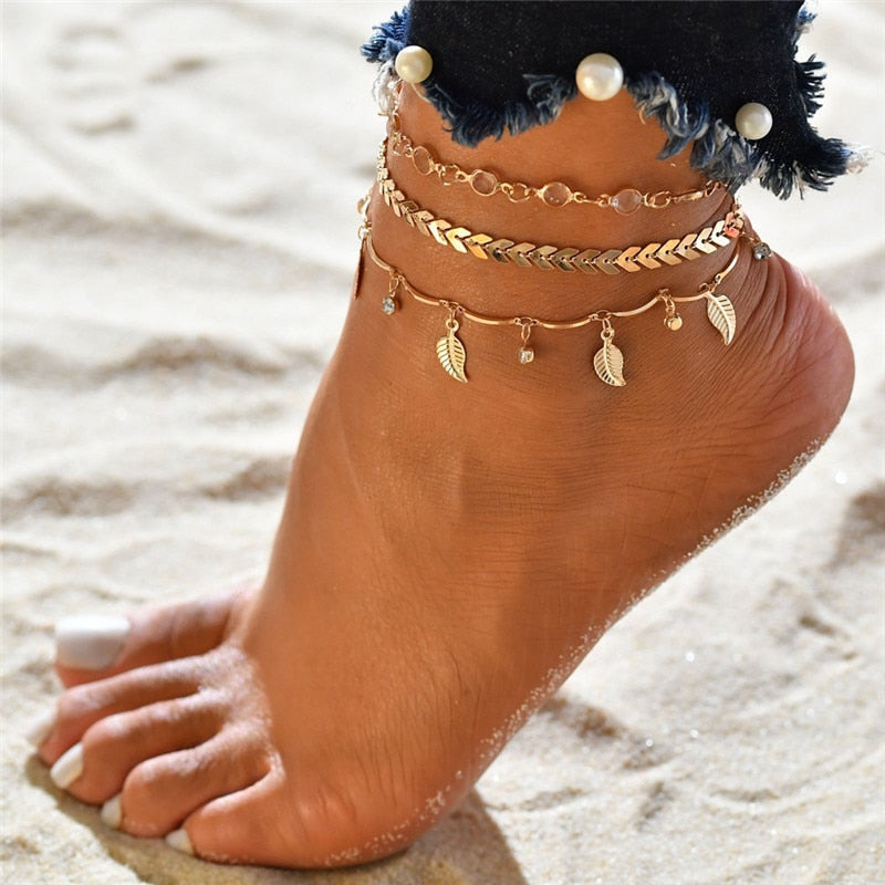 Seaside Dreams Anklet  Sunset and Swim 50181  