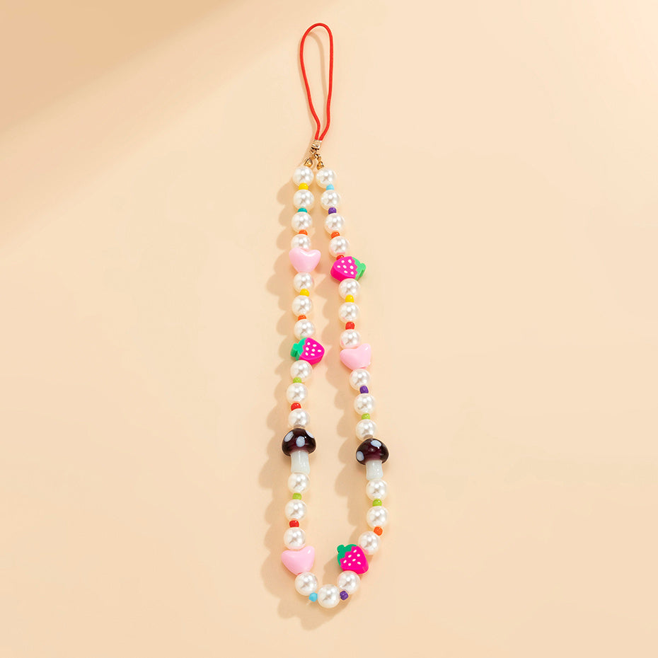 Trending Pearl Deluxe Mobile Phone Strap Phone Case Hanging Cord  Sunset and Swim   