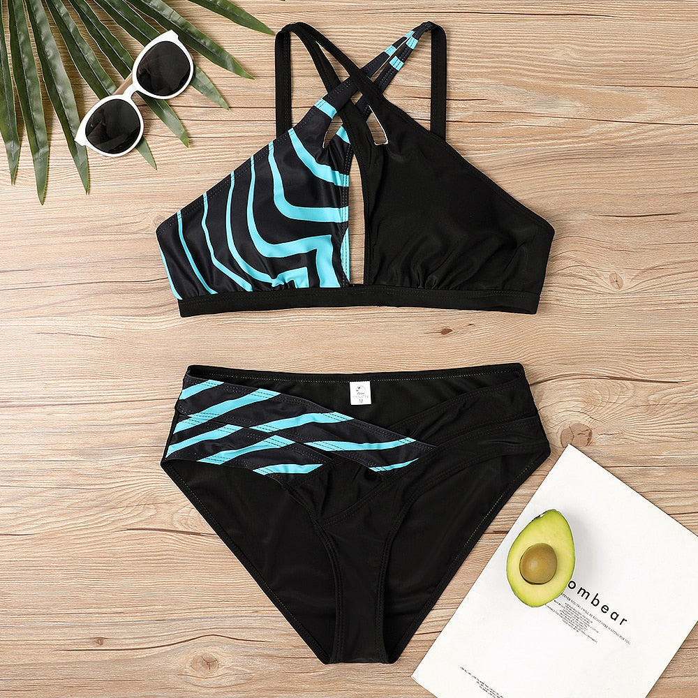 Sexy Leopard Print Bikini Plus Size Swimwear for Fuller Bust – Sunset and  Swim