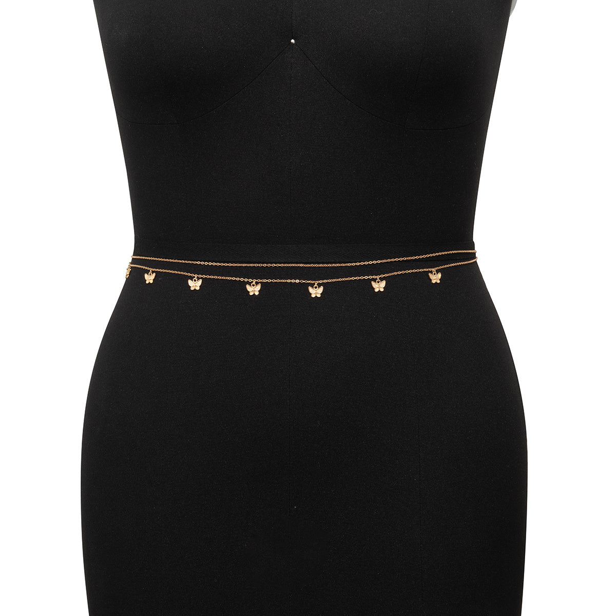 Leopard beaded body chain,body jewelry chain, gold body chain, black a –  Steelo and Sass