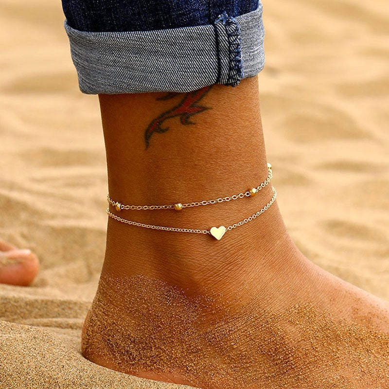 Sunset and Summer Anklet Sunset and Swim 50440  