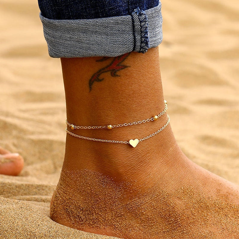 Sunset and Summer Anklet  Sunset and Swim 50440  
