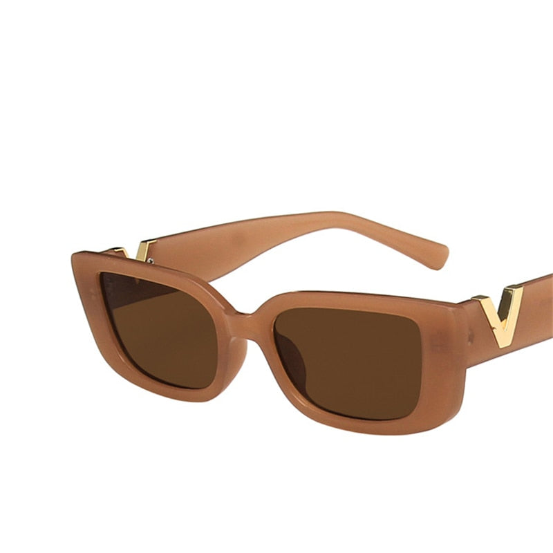 Seaside Siren Specs Rectangle Sunglasses for Women  Sunset and Swim   