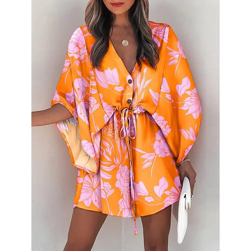 Sunset and Swim Casual Beach Dress Swimsuit Cover Up  Sunset and Swim Style13 S 