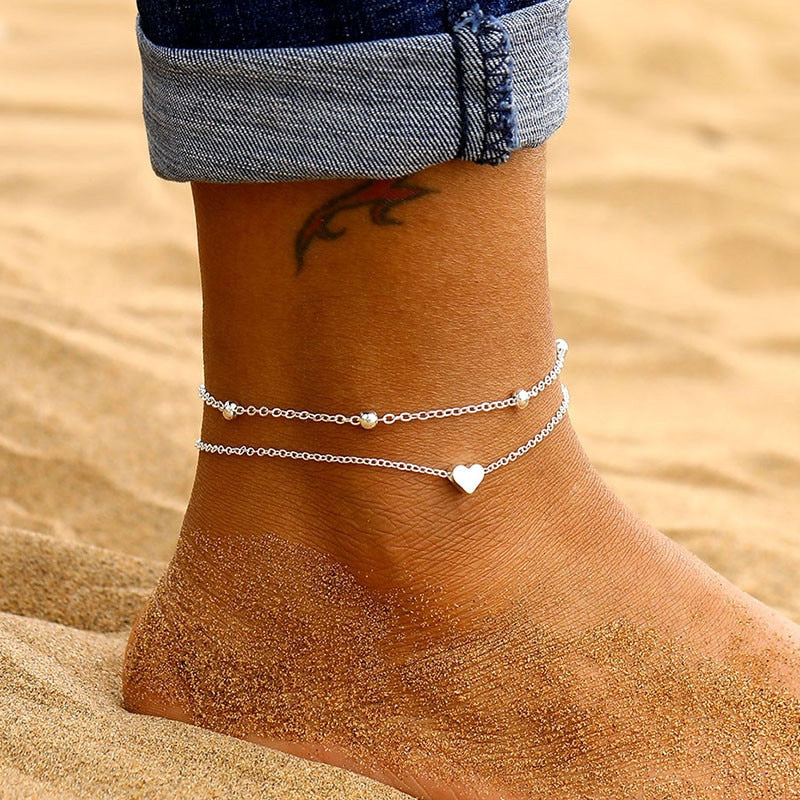 Sunset and Summer Anklet Sunset and Swim 50441  