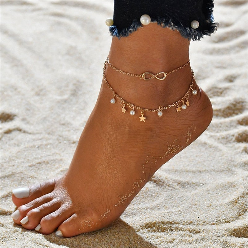 Pineapple Paradise Anklet Sunset and Swim 50184  