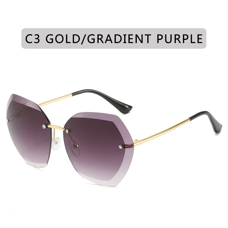Beautiful You Gradient Sunglasses UV400  Sunset and Swim C3  