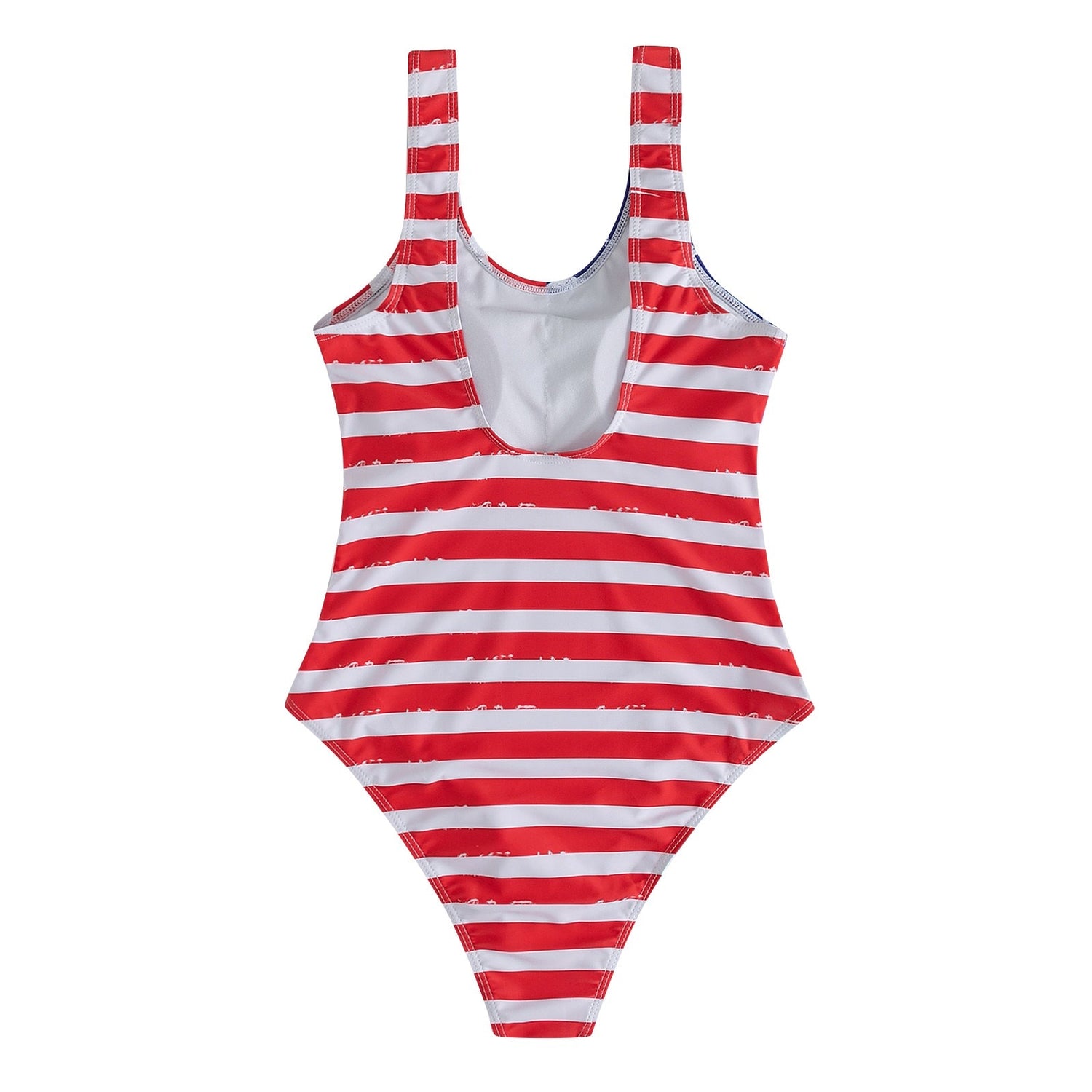 Stars and Stripes American USA Flag One Piece Swimsuit  Sunset and Swim   