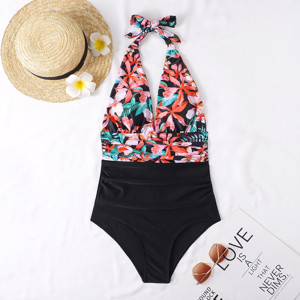 Sophia Fuller Bust DD+  One Piece Swimsuit  Sunset and Swim Red S 