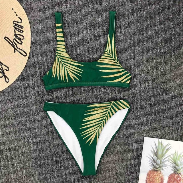 Alexandra Bikini  Sunset and Swim Green M 