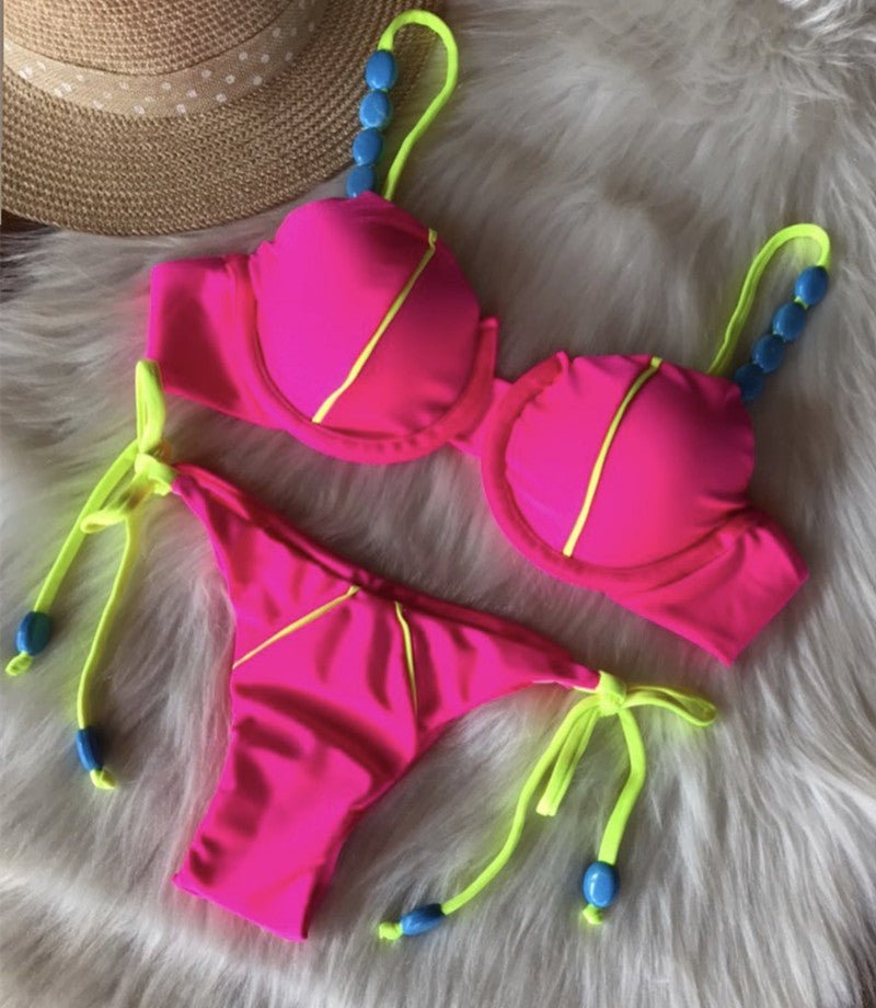Angelique New Summer Pendant Micro Bikini Set  Sunset and Swim   