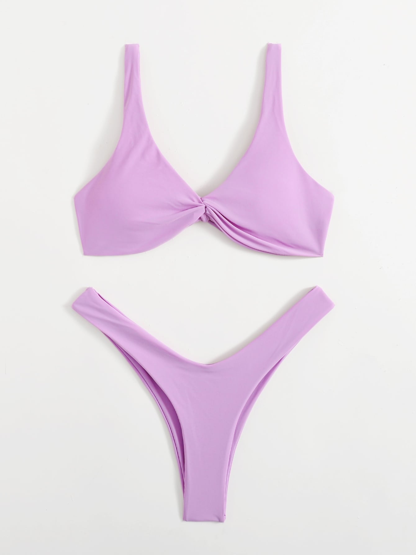 Aria Solid Sexy Bikini  Sunset and Swim Violet XS 