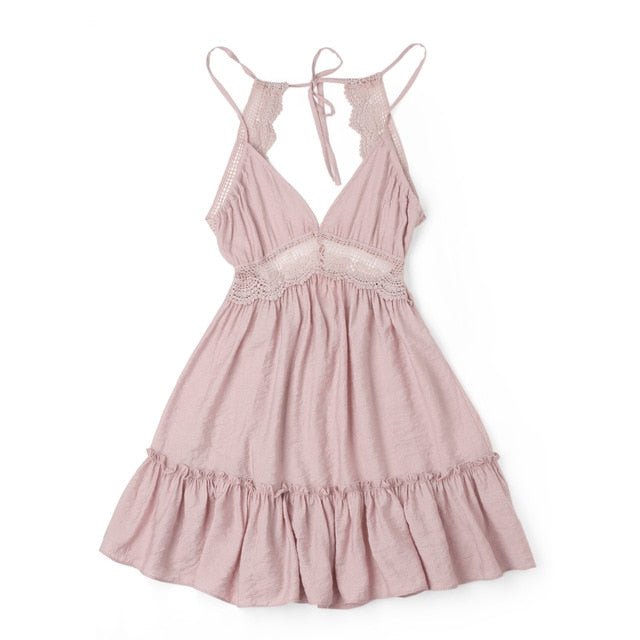 Ava Summer Dress  Sunset and Swim pink XL 