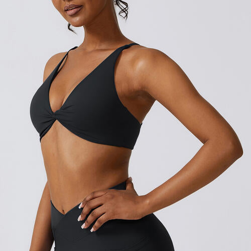 Spaghetti Strap Sport Bra Sunset and Swim   