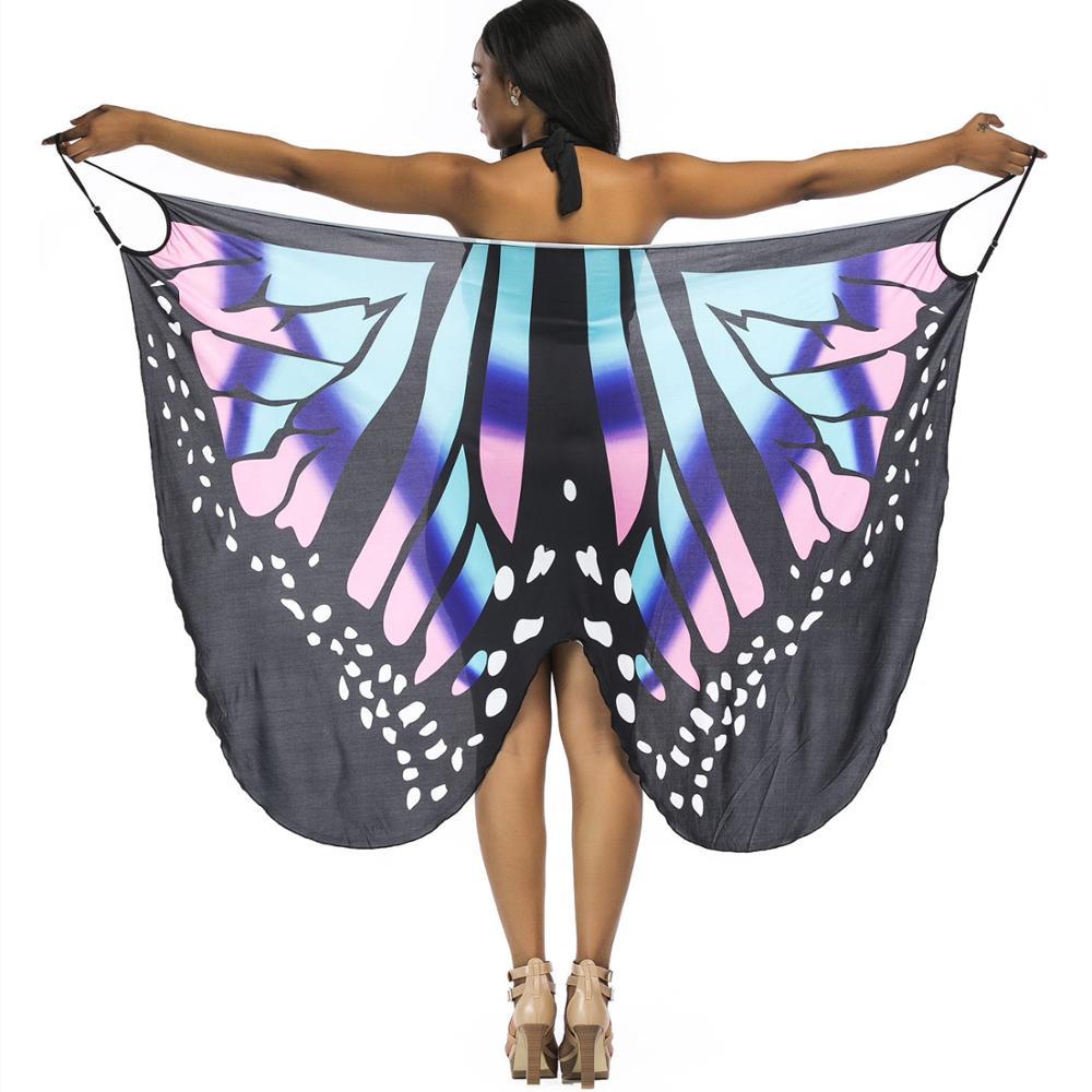 Beach Cover Up Print Cover Up Butterfly Sarong Dress  Sunset and Swim   
