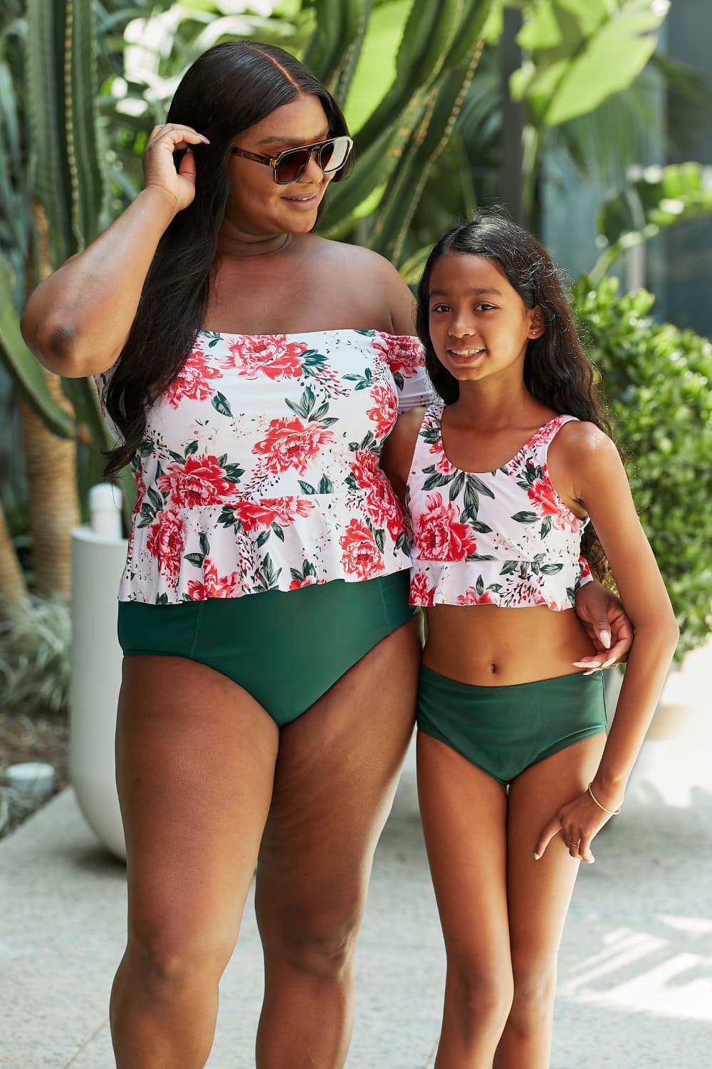 Marina West Swim Coastal Cutie Tankini Swimsuit Set Mother Daughter Swimwear  Sunset and Swim   