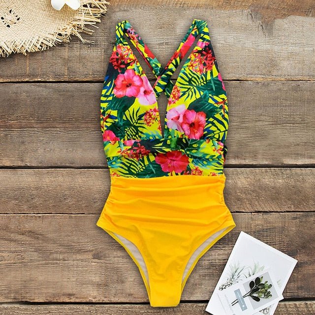 Bella Adore Swimsuit DD+ Tummy Slimming Halter Swimwear  Sunset and Swim CU19380Y1 XL 
