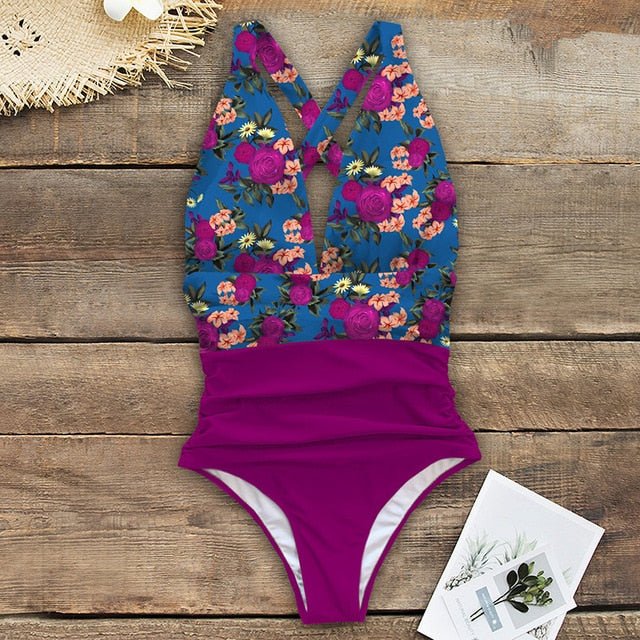 Bella Adore Swimsuit DD+ Tummy Slimming Halter Swimwear  Sunset and Swim CU19380Z1 XL 