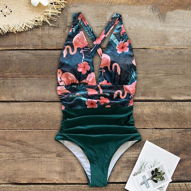 Bella Adore Swimsuit DD+ Tummy Slimming Halter Swimwear  Sunset and Swim CU19380G1 S 