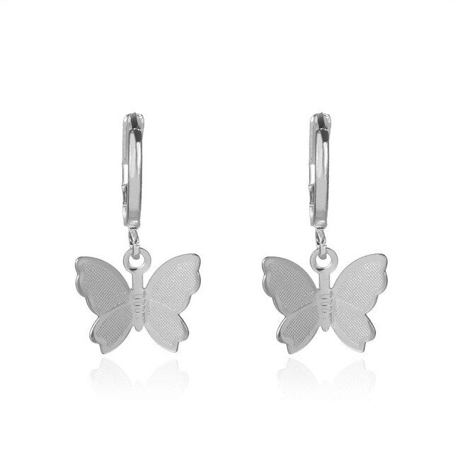 Butterfly Dreams Jewelry - Necklace and Earrings  Sunset and Swim Silver Butterfly  