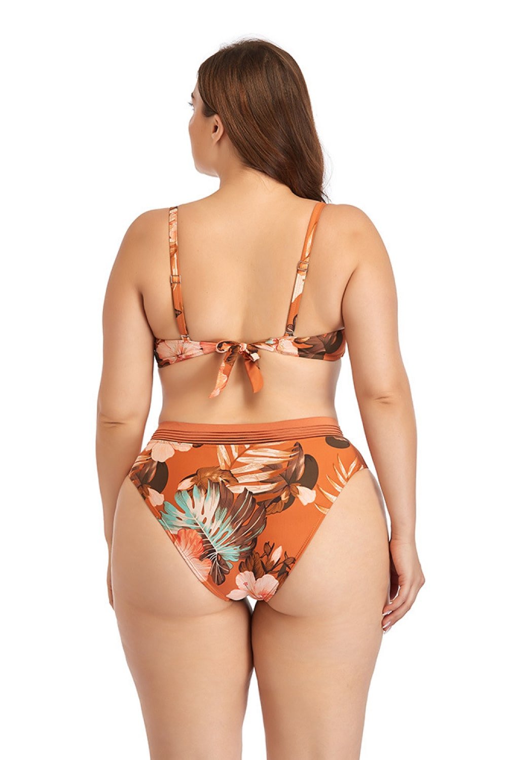 Candace Floral Tie-Back Two-Piece Bikini Set  Sunset and Swim   
