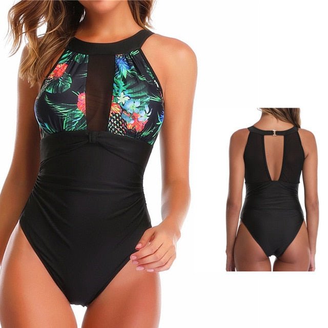 Caroline Plus Size  DD+ One Piece Swimsuit  Sunset and Swim print swimsuit XXL 